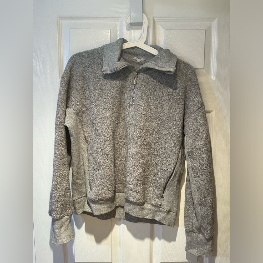 lululemon stand out sherpa half zip